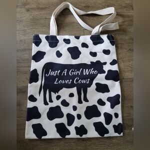 Cow Print Tote Bag